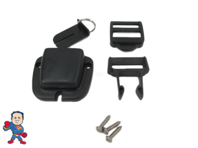 1X Spa Hot Tub Cover Latch Strap Repair Kit & Key Catalina Cal Spa Video How To
