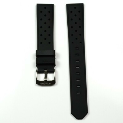 19.5 mm black rubber strap FT8023/BT0725 TAG Heuer Formula 1