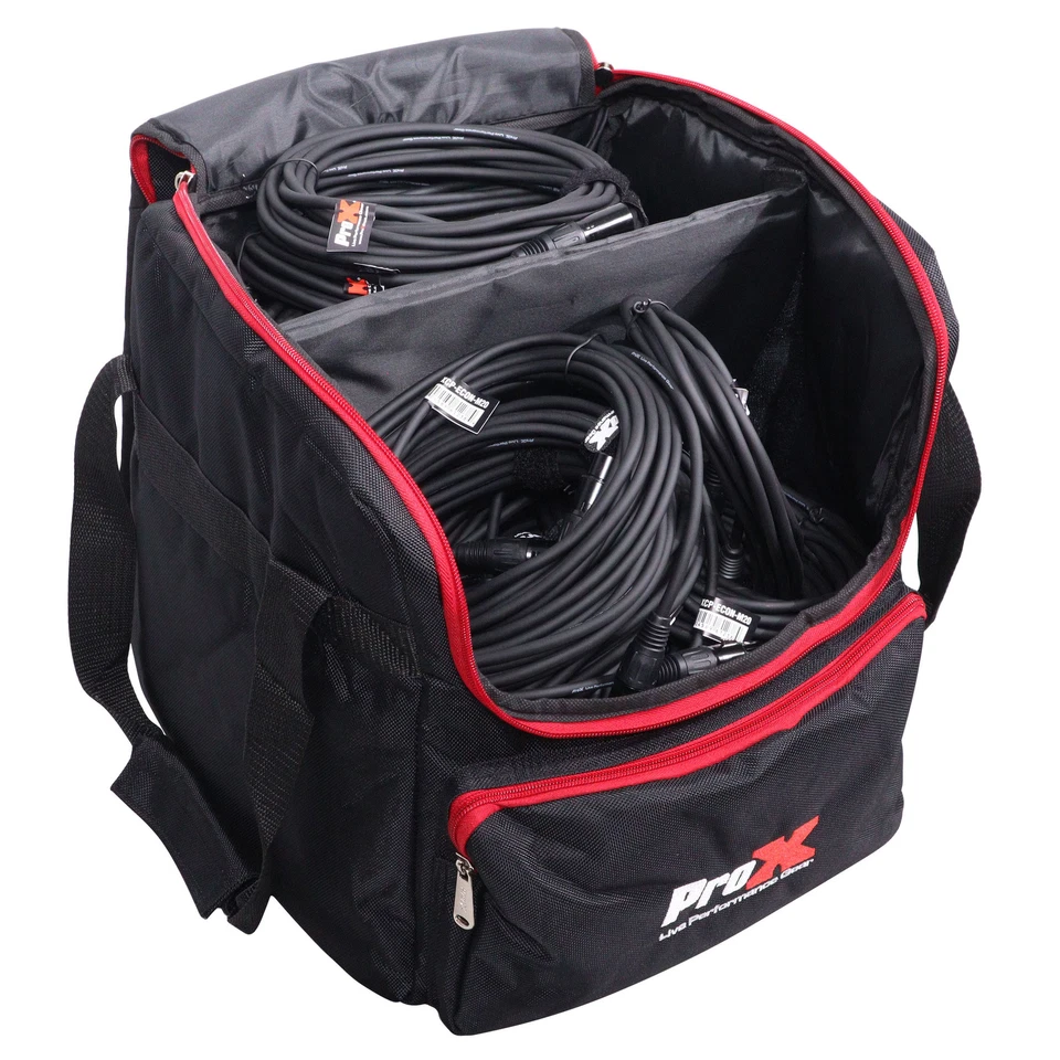 ProX XB-160 MK2 Padded Accessory Utility Black Bag For Lights, Cables & Cameras - Image 2 of 4