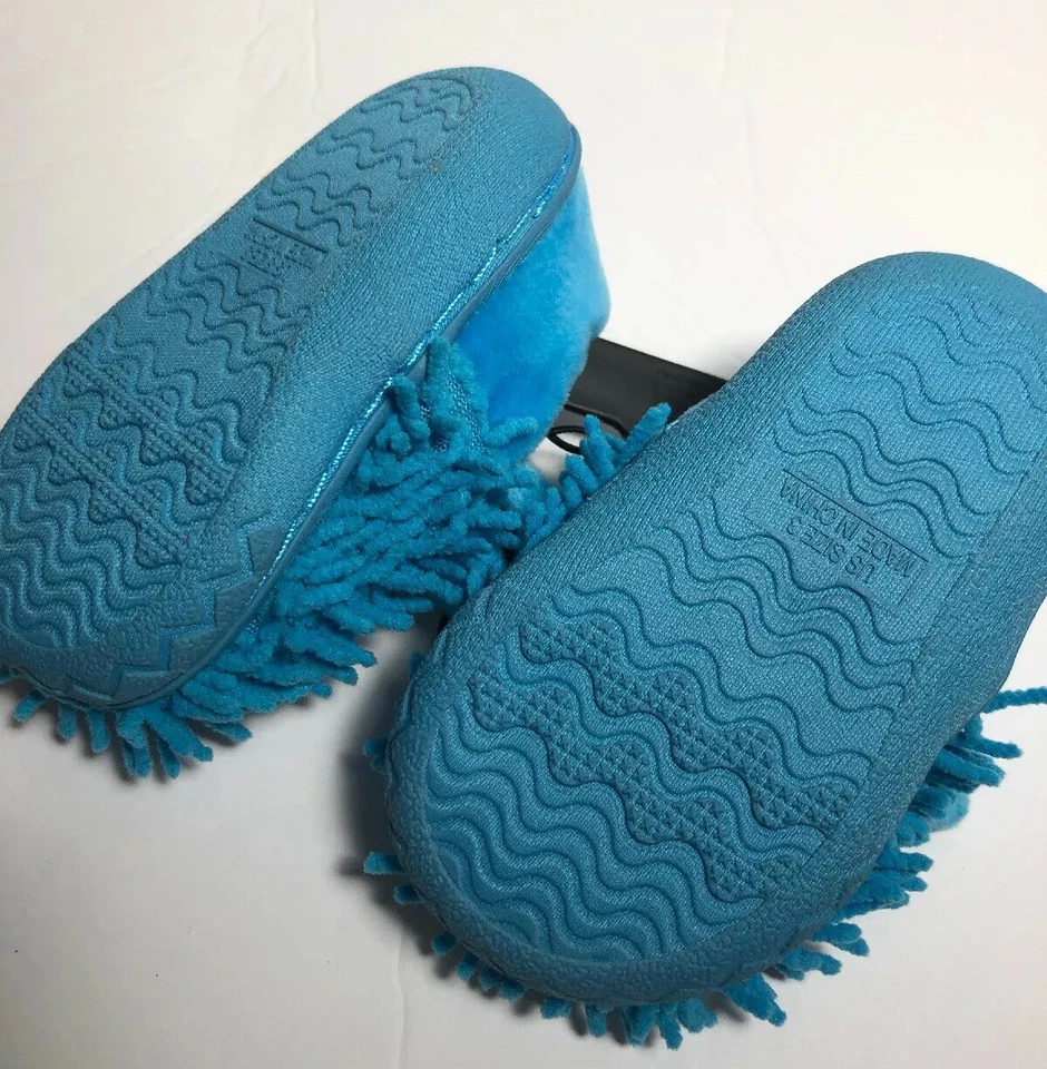 Chinelos infantis tamanho: 3 - Novo com etiquetas Blue Monster Skid Proof Ver descrição - Imagem 3 de 4