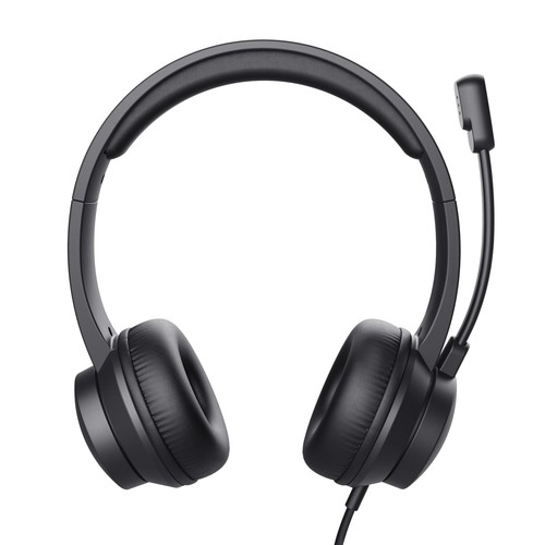 Casque USB avec Micro Léger on Ear Arceau Réglable Microphone Flexible Câble ... - Photo 8/9