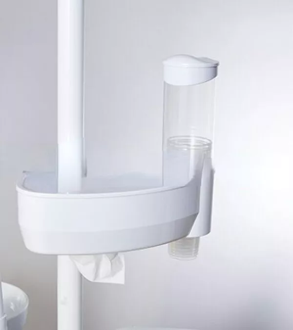 Portavasos 3 en 1 Silla Dental Accesorios Caja de Pañuelos Plástico Stroage Bandeja Mesa Foto 4 de 4