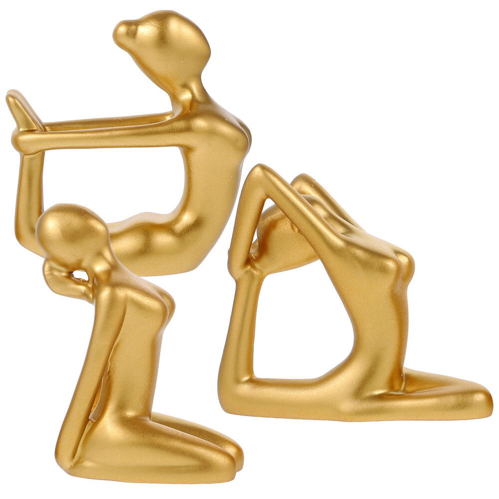 Thick Yoga Mat Meditation Figurine Accessories for Unique Home Decor