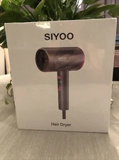 SIYOO Professional Hair Dryer Ionic Blow Dryer Diffuser Magnet Nozzle 1600 Watt
