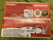Magnavox TB110MW9 DTV Digital to Analog TV Converter NEW IN BOX w/Remote /Manual