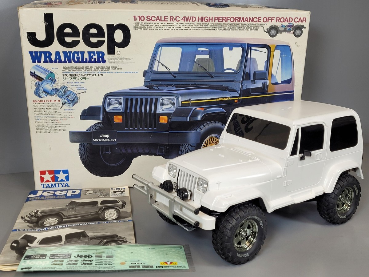 Vintage Use Tamiya RC 1/10 Jeep Wrangler 4WD 58141 CC01