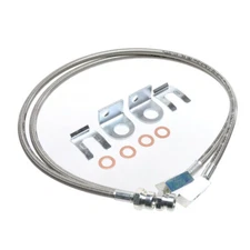 For Jeep TJ YJ & XJ 87-06 26" Long Stainless Steel FRONT Extended Brake Line Kit