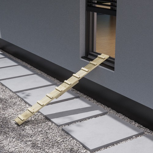 Katzenleiter Katzentreppe Katzenstufe für Balkon Treppe 3m mit Klemmen - Bild 2 von 20