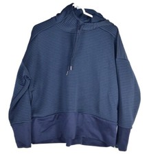 Nike Womens Dri Fit Training Hoodie Sweatshirt Pullover AH8975 Medium M Blue