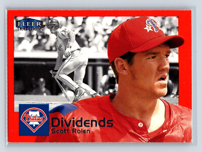 2000 Fleer Tradition Scott Rolen Dividends #10 Philadelphia Phillies