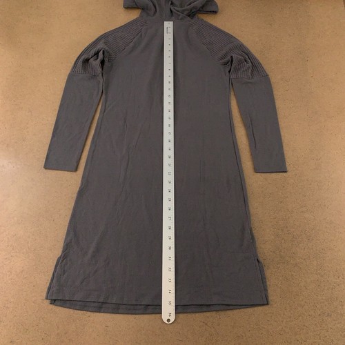 Adore Me Women's Size XS Pavement Gray Long Sleeve Hooded Charlie Sleepshirt NWT - Picture 8 of 9