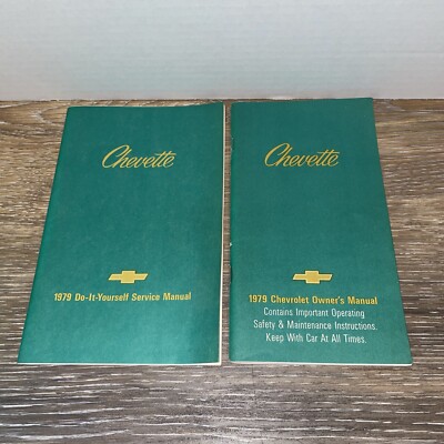 1979 Chevy Chevette Owners Manual And DIY Service Manual Set