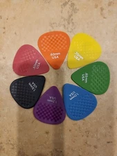 D'Addario DuraGrip, 7-pack sampler, 1 of each gauge