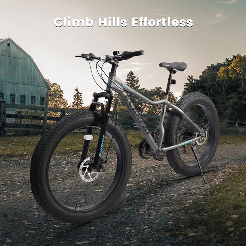 A2605D 26-Inch Mountain Bike w/Front Suspension Shock Absorption,Disc Brakes,21 - Picture 6 of 8