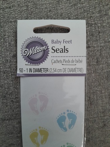 Wilton Envelope Decorating Seals, BABY FEET - 50 ct. - Picture 3 of 5