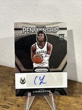 2023-24 Panini Prizm Basketball Rookie Penmanship Chris Livingston #RP-CLG Auto!