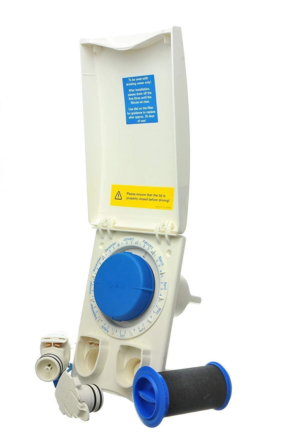 Truma Ultraflow White Filter Housing Conversion Kit - replaces Carver Inlet