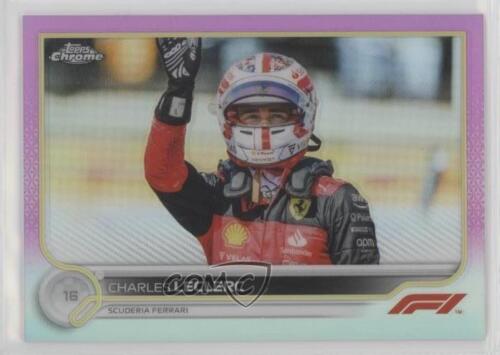 2022 Topps Chrome Formula 1 F1 Racers Pink Refractor /75 Charles Leclerc #28 - 第 1/3 張圖片