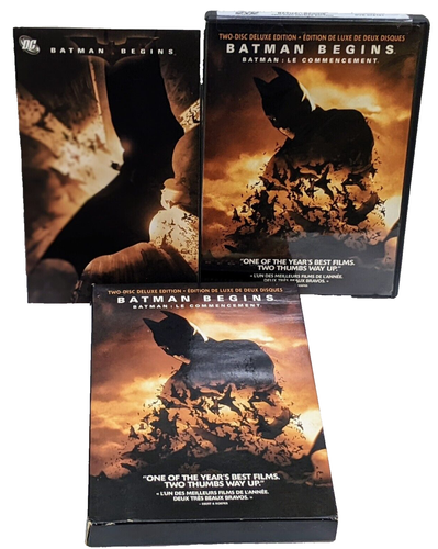 Juego de DVD de 2 discos Batman Begins Edición Deluxe Christopher Nolan Warner Bros - Imagen 4 de 7