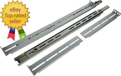Rackmount Sliding Rails  Kit for 1U-4U Chassis (Adjustable 18'' to 25'' Depth) 2 o