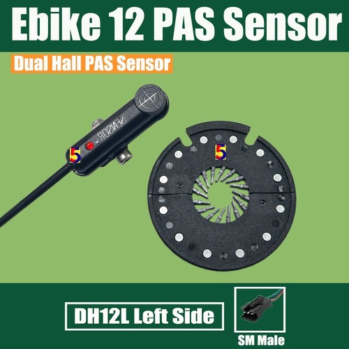 Ebike Teil PAS 12 Tretunterstützung Sensor DH12 PAS Easy Install Dual Hall Sensor PAS - Bild 11 von 15