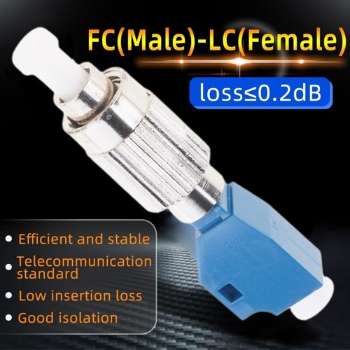 Male to LC Female Fiber Optical Connector Fiber Adapter Converter - Photo 3/8