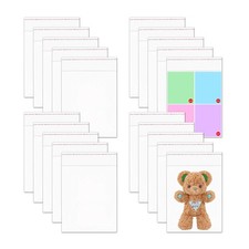 100 Count 18x24 Inch Large Clear Self-Sealing Cellophane Bags for Clothing