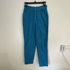 Vintage Espirt Corduroy Size 00 Teal High-Waisted Pants