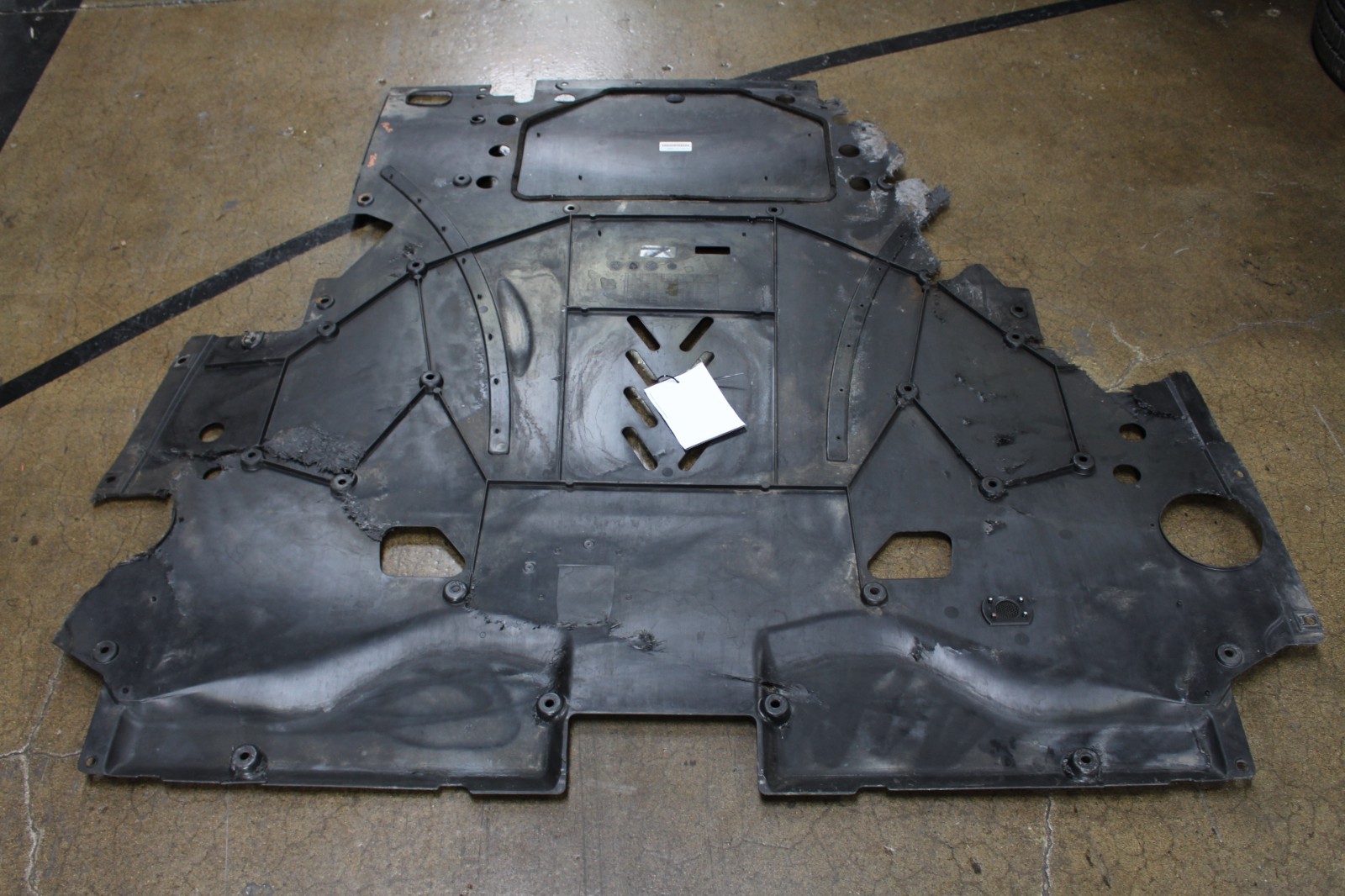 Ferrari 296 GTB, Rear Lower Under Tray, Used, Heavy Dmg, P/N 904530