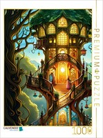 Calvendo Puzzle Tree House | 1000 Pieces, Finished Size 25.2 × 18.9 In (64 × 48