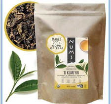 Numi Organic Tea Ti Kuan Yin, 16 Ounce Pouch, Loose Leaf Oolong Tea