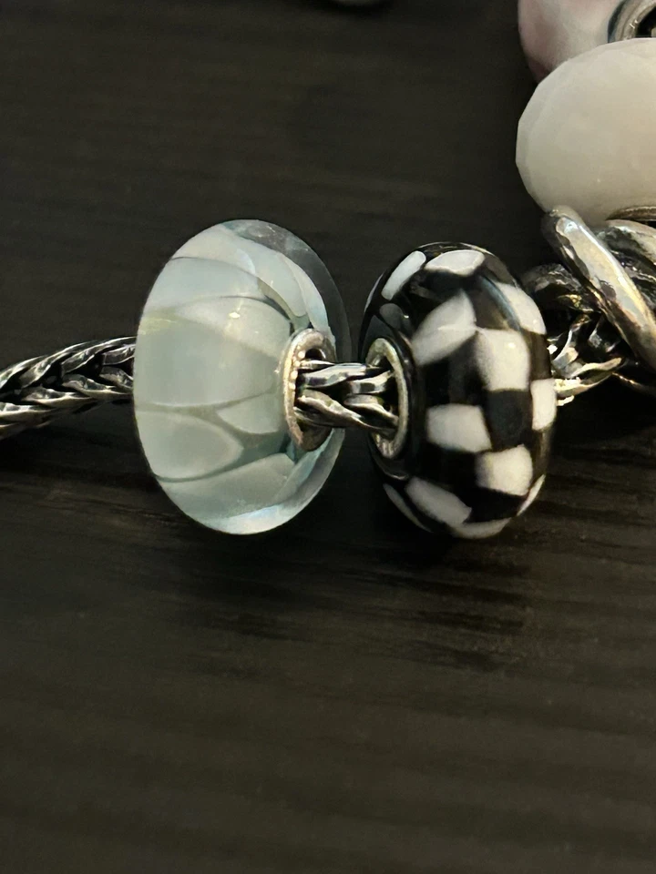 Pulsera Trollbeads Auténtica 7.1 Con Cuentas Foto 2 de 4