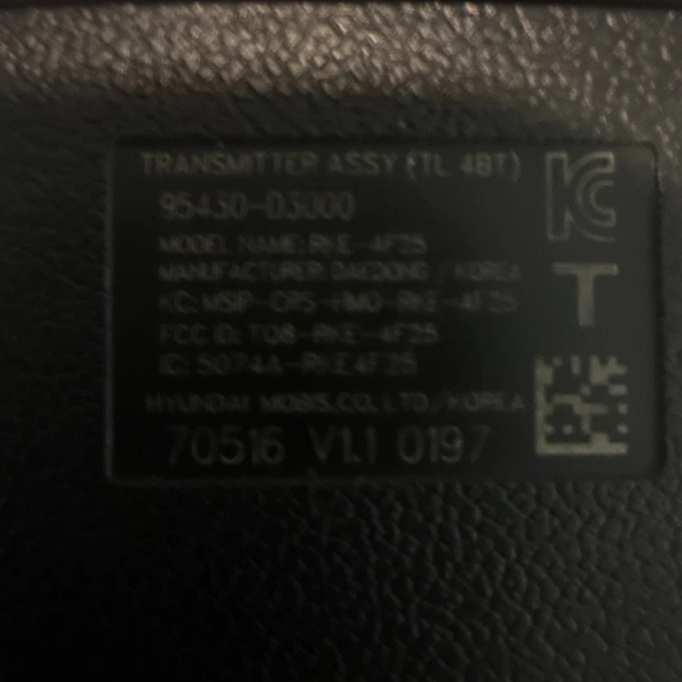  Llavero abatible modelo 95430-D3000 FCCID: TQ8-RKE-4F25 OEM 2019-2021 Foto 3 de 3