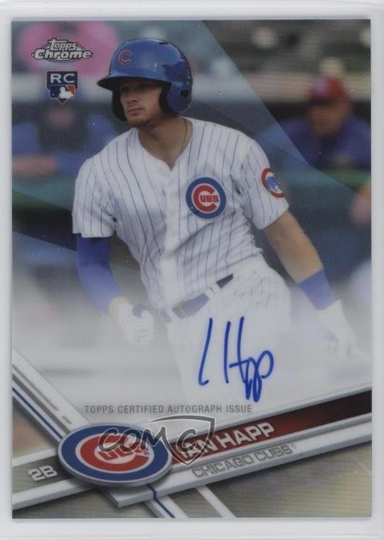 2017 Topps Chrome Rookie Auto Refractor 184/499 Ian Happ #RA-IH Auto 0ae4