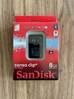 SanDisk Sansa Clip+ Black 8GB Digital Media Player BNIB 