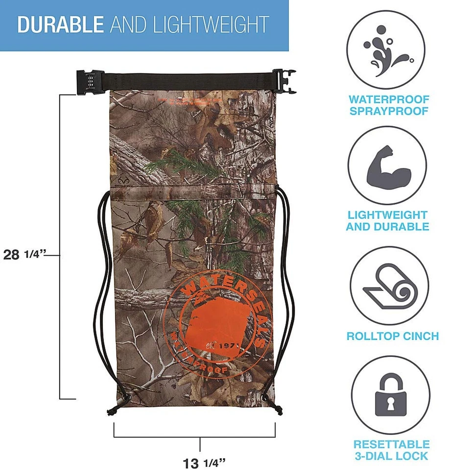 Mochila WaterSeals Lewis N. Clark Cinch Locking | Bolsa impermeable con cordón... Foto 4 de 4