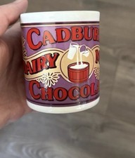 Cadbury Dairy Milk Chocolate Mug Retro Vintage Ceramic Staffordshire Pottery