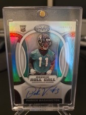 Parker Washington 02/149 Rookie Auto. One Touch Included.