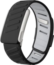 omee Silicone Sport Band Compatible with Whoop 5.0 Black light gray 