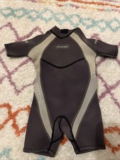 Alder Titanium Kids Shortie 3mm Wetsuit Grey
