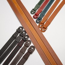 109cm Genuine Leather Camera Neck Shoulder Strap For Canon Nikon Sony etc