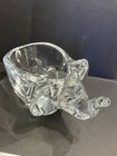 Vtg Clear Crystal Elephant Candy/ Trinket Dish - Heavy - Paperweight — photo 2