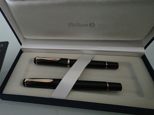 Pelikan Classic 200 993915 Fountain Pen Black Nib F Fine High-Quality Piston Fountain Pen In Gift Case