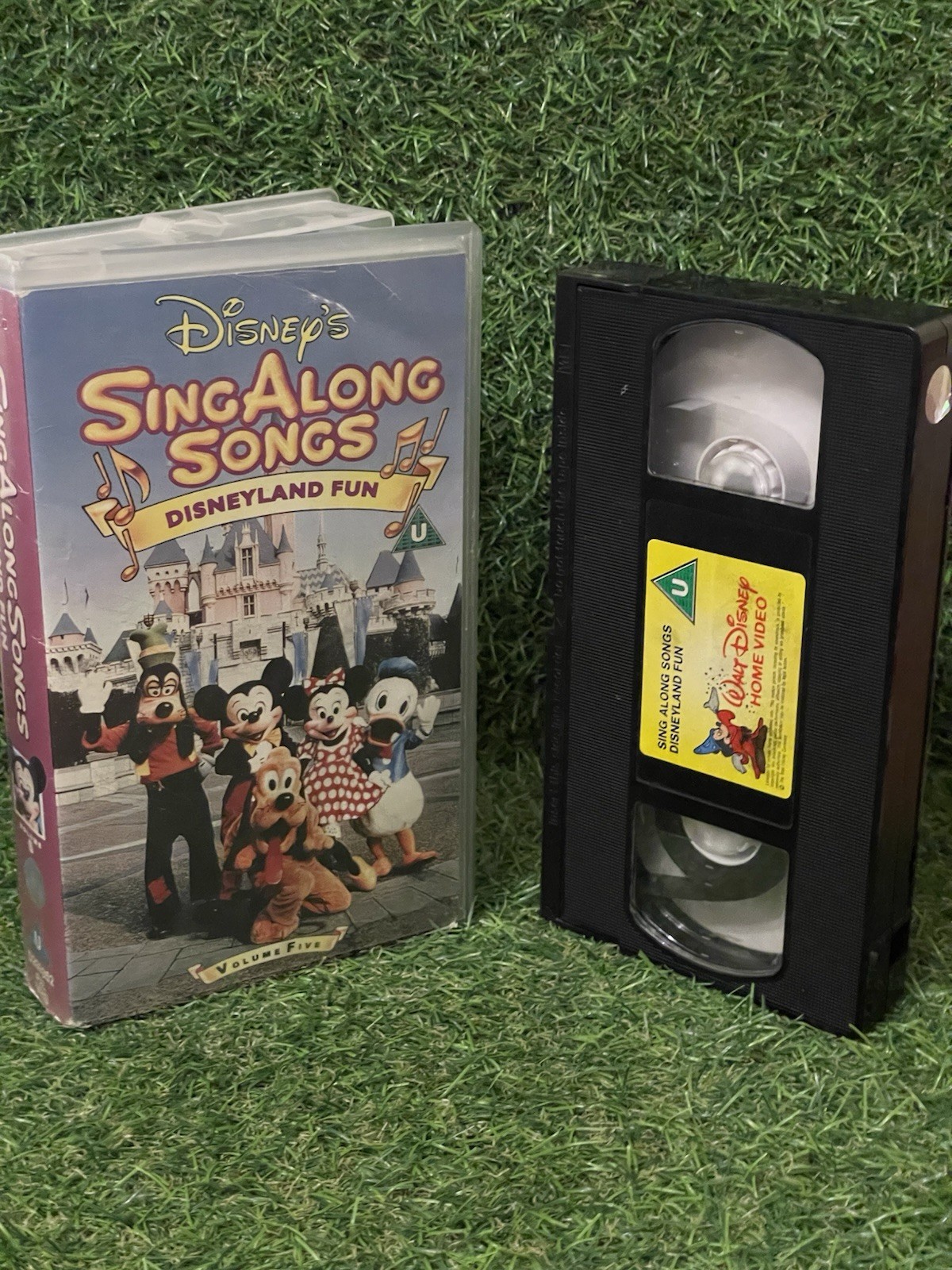 Disney Sing Along Songs Disneyland Fun VHS Video PAL Volume Five Kids