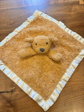 Cloud Island Brown Puppy Dog Lovey Security Blanket Satin Trim Target Doodle