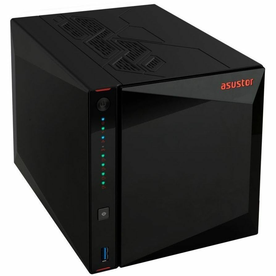 Asustor AS5404T 4 Bay NAS Storage Quad-Core 2.0GHz CPU 4xM.2 NVMe