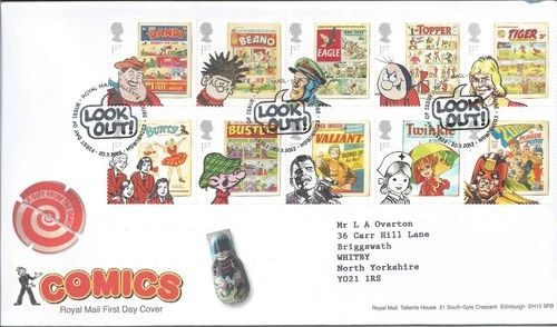 GB QEII 2012 Comics First Day Cover Tallents House