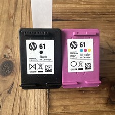 HP 61 2pack Combo Ink Cartridges 61XL Black and 61 Color GENUINE 2021