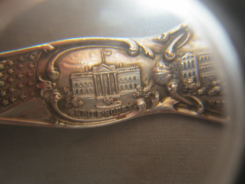 Sterling Silver Washington DC Capitol Souvenir Spoon Vintage - Picture 3 of 6