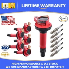 Super Performance UF646 Ignition Coil &Iridium Spark Plug For Ford Explorer F150